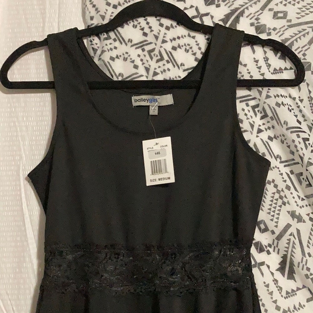 NWT - Bailey Girl - Elegant Black Party Dress - Picture 2 of 10